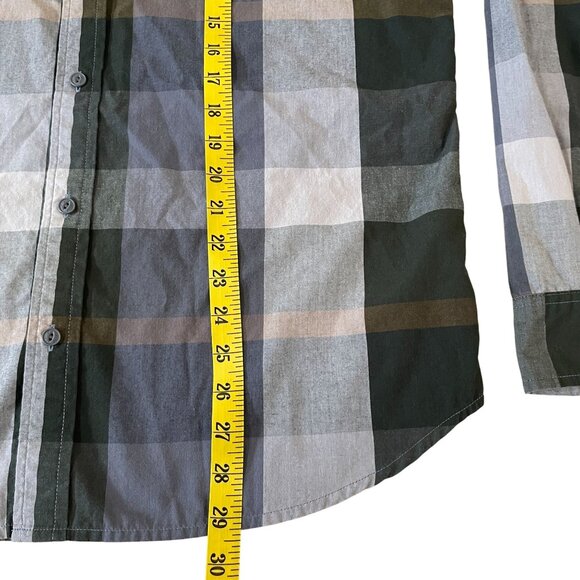 Levi's Men's Plaid Button-Down Shirt Long Sleeve Casual Wear Large  Green Gary - Picture 4 of 5